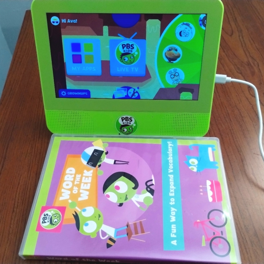 PBS kids touch tablet with original DVD
